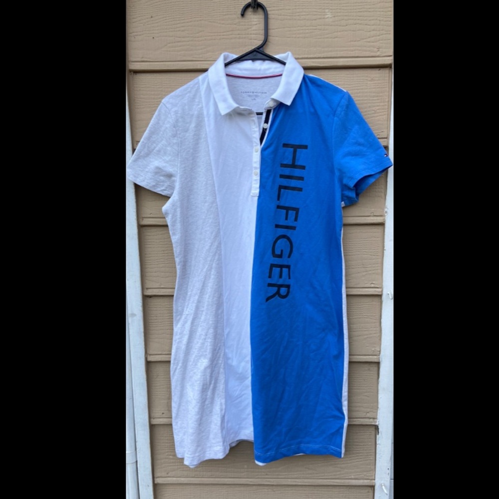 New Tommy Hilfiger colorblock T-Shirt Dress